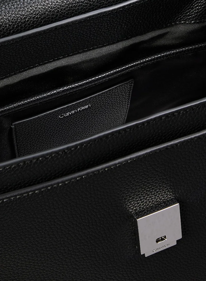 CALVIN KLEIN  Pebble Grain Satchel Bag for Women | Best Price UAE